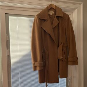 Michael Kors Brown Trench Coat